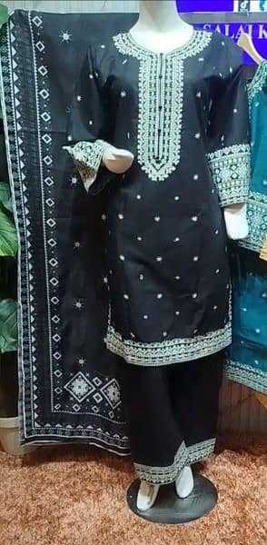 Winter cotton 3 piece suit