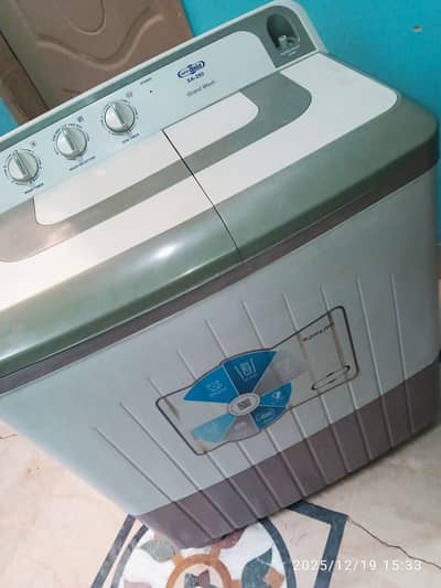 Super Asia washing machine twin tub model number SA-280