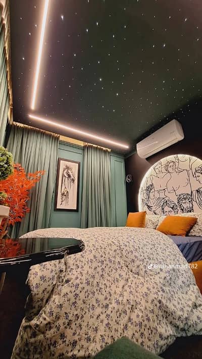 One bed apartment per day available Gulbarga green Islamabad