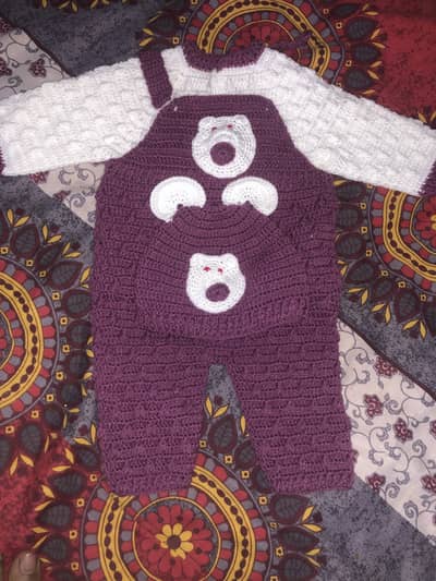 Three months baby wool clothes