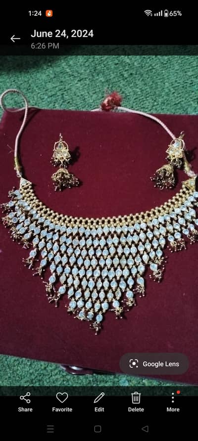 artificial indian kundan set