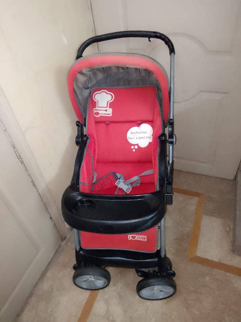 large size imported stroller in vrery good condition 2