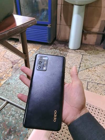 Oppo A95 with box 8+8 128gb Indisply finger