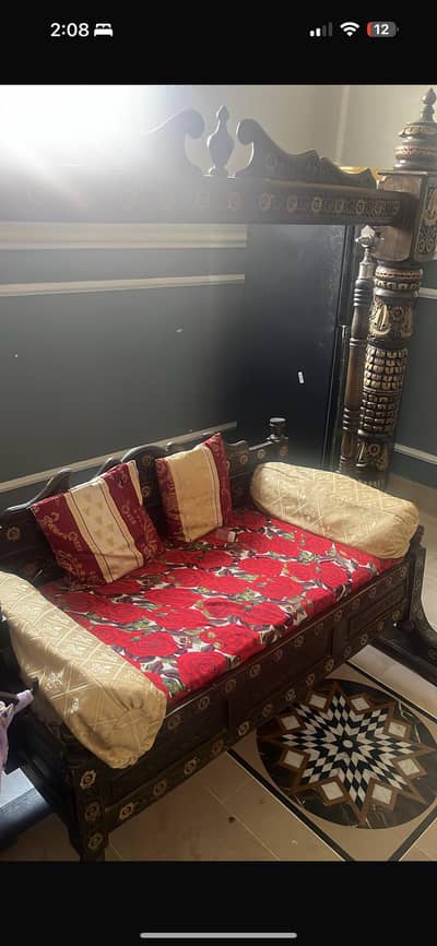 2 years used wooden swing