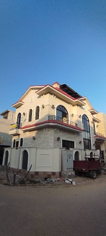 5 Marla Corner Modern Luxury With Solar House For Sale