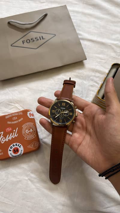fossil men's analog watch brand new