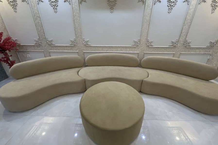 Sofa set round shape 4