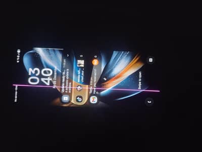 samsung fold 4 12/256 front screen m line h sim time khtm  ander wali