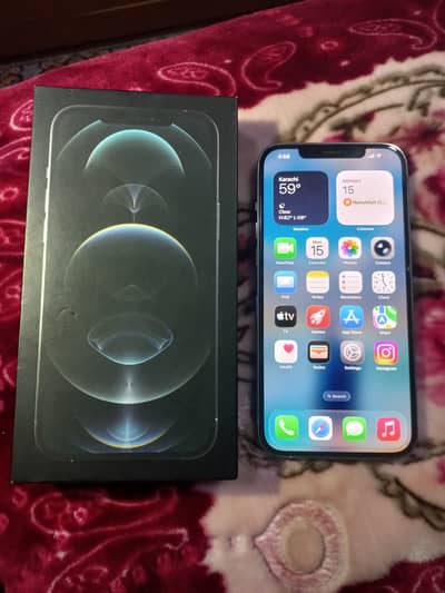 Iphone 12 Promax Factory Non PTA Factory Unlocked.