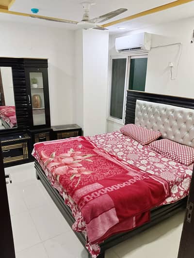 2 bed full furnished flat for rent in civic center phase 4 Bahria Town Rawalpindi