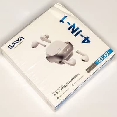 SAIYA 4-in-1 Twins Pod Bluetooth Wireless Earbuds | Dual Pair TWS