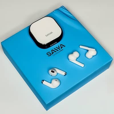 SAIYA 4-in-1 Twins Pod Bluetooth Wireless Earbuds