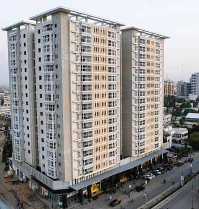 Roshan Towers Brand New Luxury Flat Available For Sale At prime Location of Tipu Sultan Road