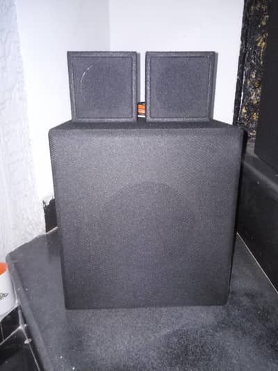 Custom made home speaker system with ZK TB 21 amplifier kit setup