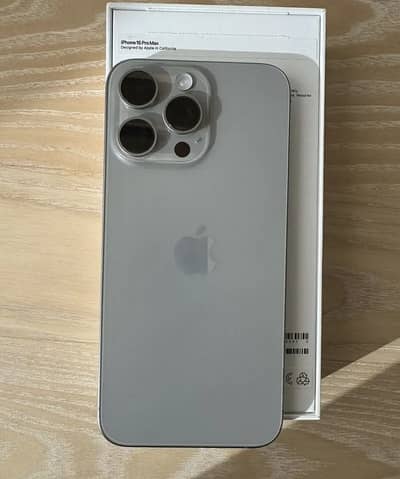 iPhone 15 pro max 256gb dual physical non pta