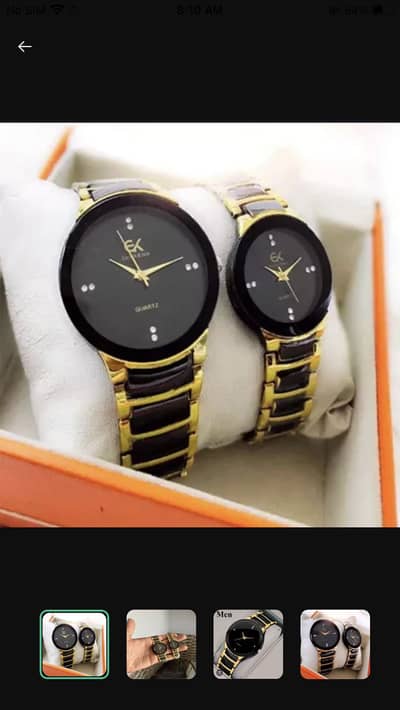 Stylish unisex coupels watch