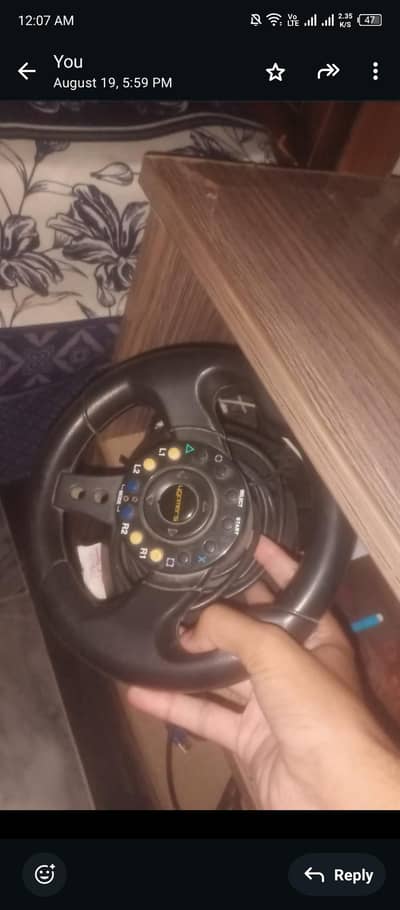 small steering wheel