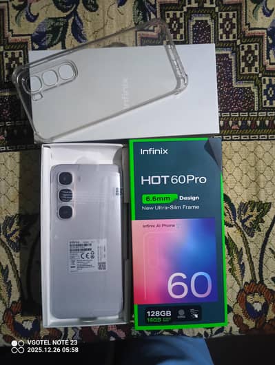 Infinix hot 60 pro 8+8-128 My WhatsApp 03091940219