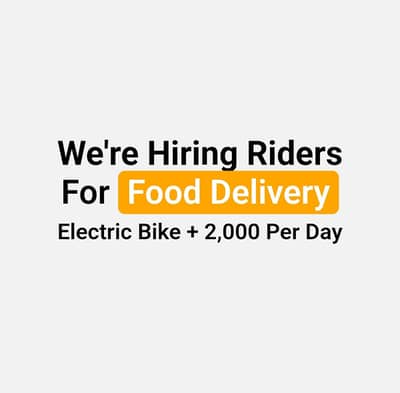 Riders Required For Food Delivery + Company Bike