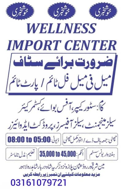 Office staff required