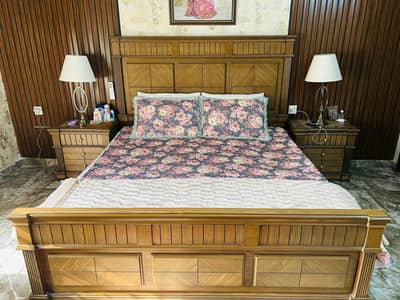Bed set and dressing