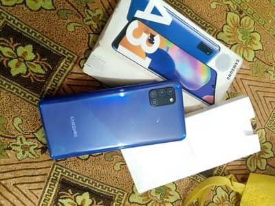 Samsung a 31 pta approved with box memory 4/128