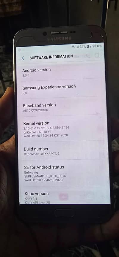 Samsung Galaxy A8 2016 PTA Approved Dual Sim