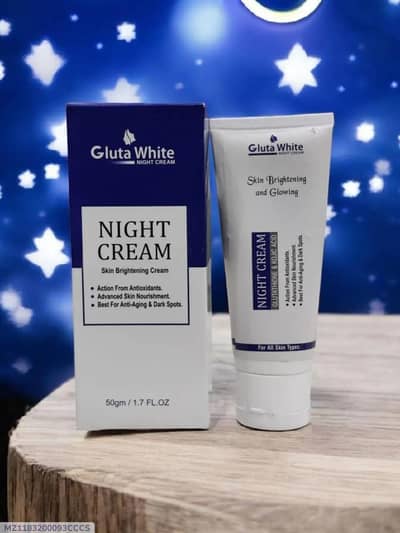 IMPORTANT GLUTA WHITE NIGHT CREAM FREE HOME DELIVERY