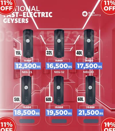 gayser/ Electric Gayser/ Electric water heater/ Italian gayser