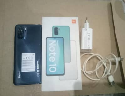 Redmi Note 10 4+2 / 128 With Complete Original Box