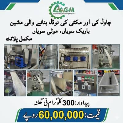 Complete Vermicelli(Sawayyan)Production Line/Rice & Corn Noodles plant