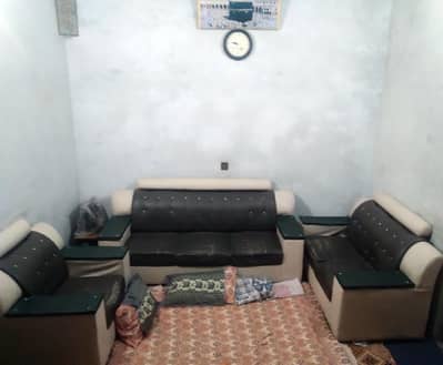 6 seater wooden used sofa