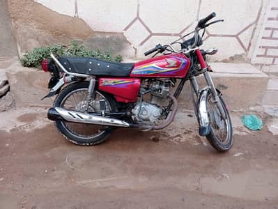 honda CG 125cc 2017 model  nawabshah registration.