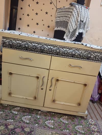 Bed . . Dressing. . Divider. . . Iron stand