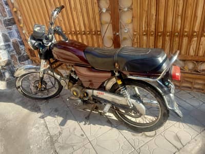 CROWN Bike 70cc 2017 Model Rawalpindi Registered
