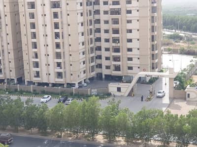 3 Bed DD Flat Available For Sale Road Facing Saima Jinnah Avenue