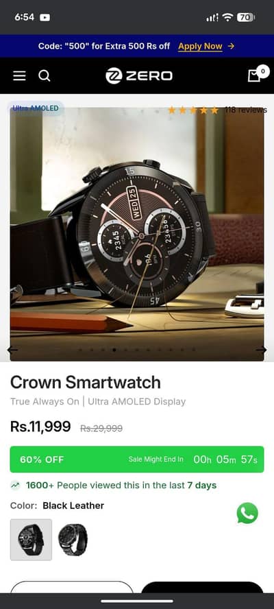 zerolife style crown