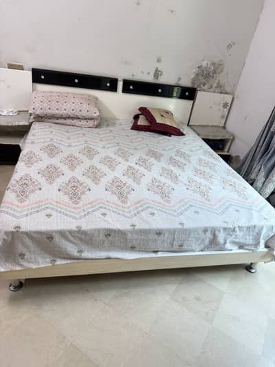 Imported bed set with cupboard