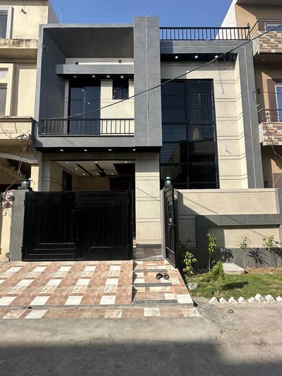 5 Marla Brand New Modern Design House For Sale In Developed Society