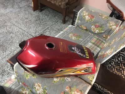 Honda 125 Red Color 2025 Model Sticker Fuel Tank Laminated