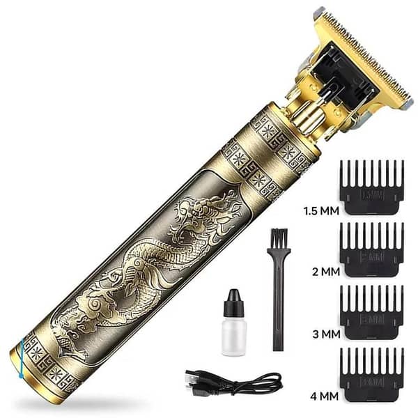 ARSIM AR-T9-1300 Rechargeable Hair Trimmer and Clipper for Men - Professional Hair and Beard Grooming Kit