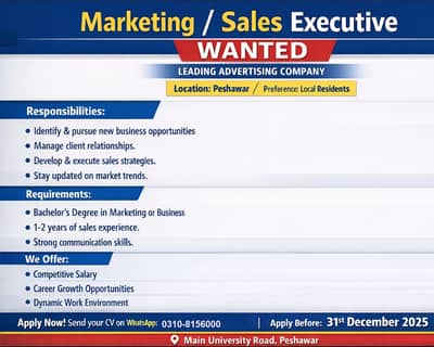 Marketing / Sales Executive