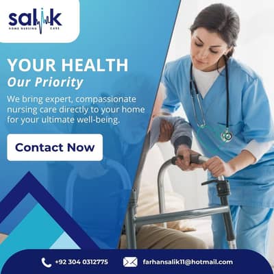 Physiotherapy & Home Nursing Care Services in Karachi Book Now!!