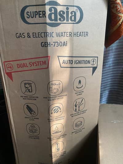 Super Asia 30 Gallons heater for sale