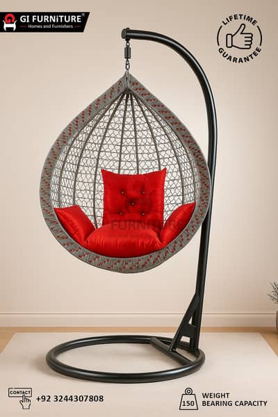 Swing Chair Jhoola, Single & Double, Jhula, Hanging, Furniture