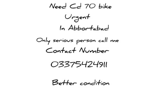 only serious person call me