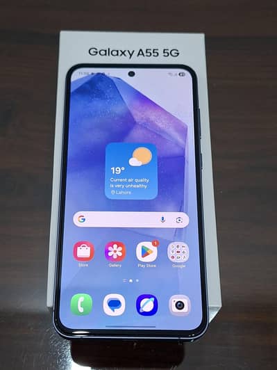 Samsung A55 5g non pta  10/10 with box.