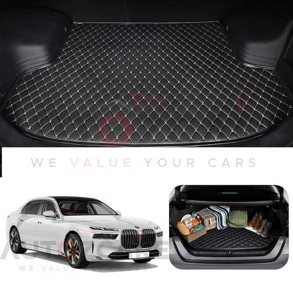 BMW i7 7D Custom Car Trunk Mat - Model 2022-2025