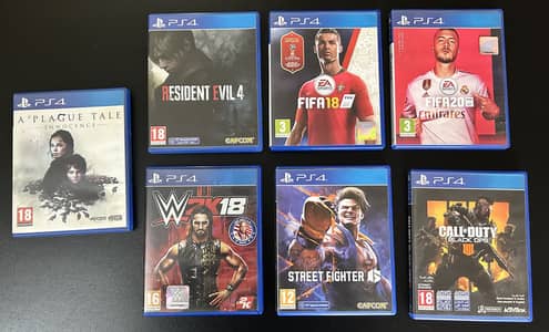 Playstation 4 Games (check description)