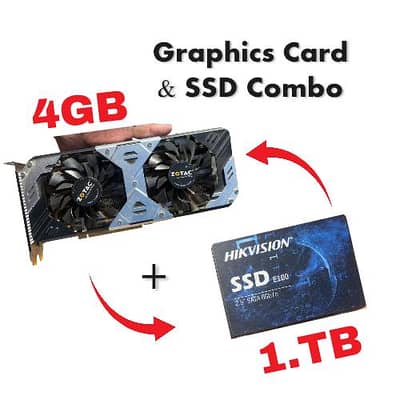 Graphics Card & SSD Combo – ZOTAC GTX 960 4GB / 1TB SSD